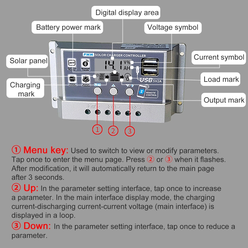 جهاز تحكم بالشحن الشمسي بتقنية - مراجعة Pwm Charge Controller وسعره