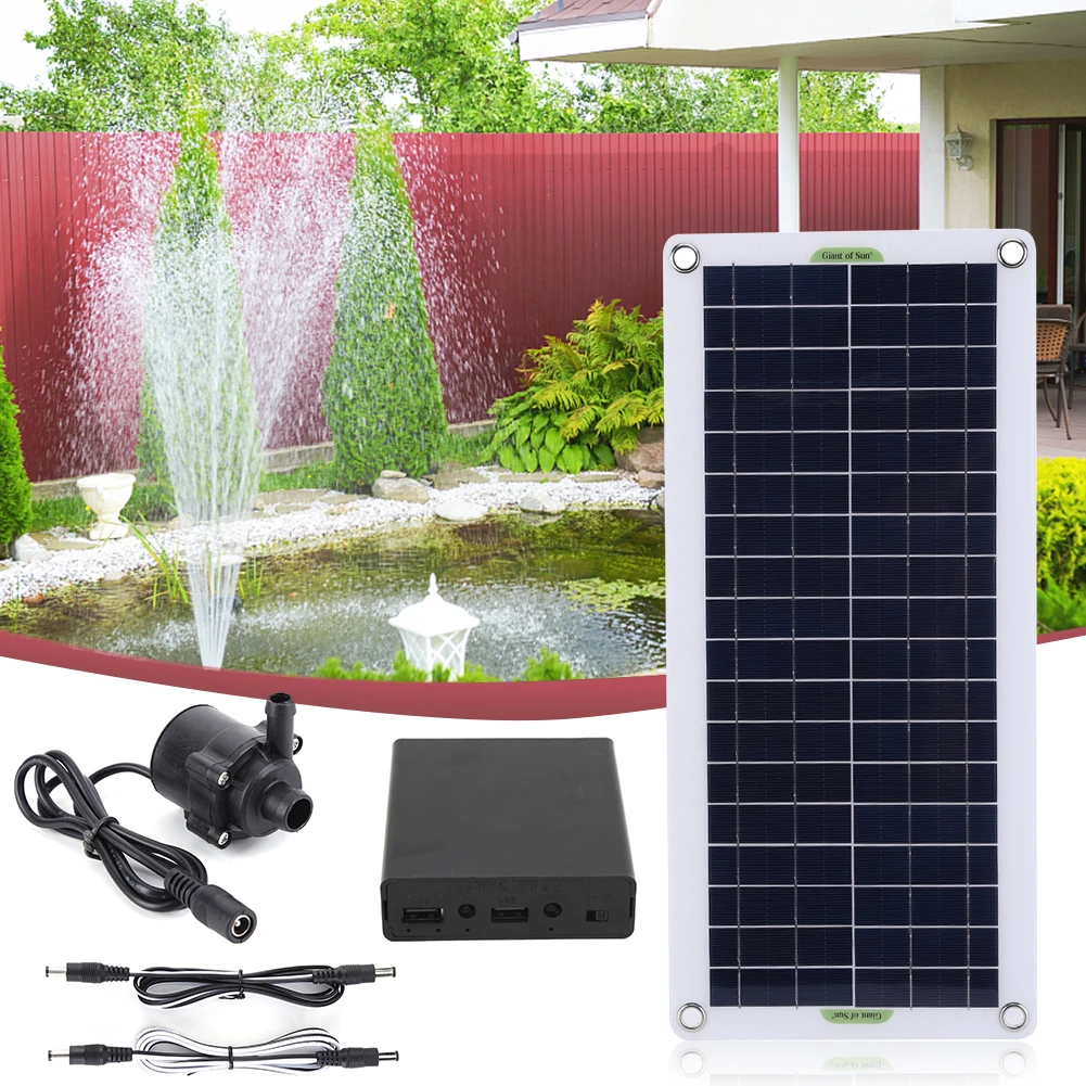 مضخة مياه شمسية بقوة 30 واط وت - مراجعة Solar Panel Monocrystalline وسعره