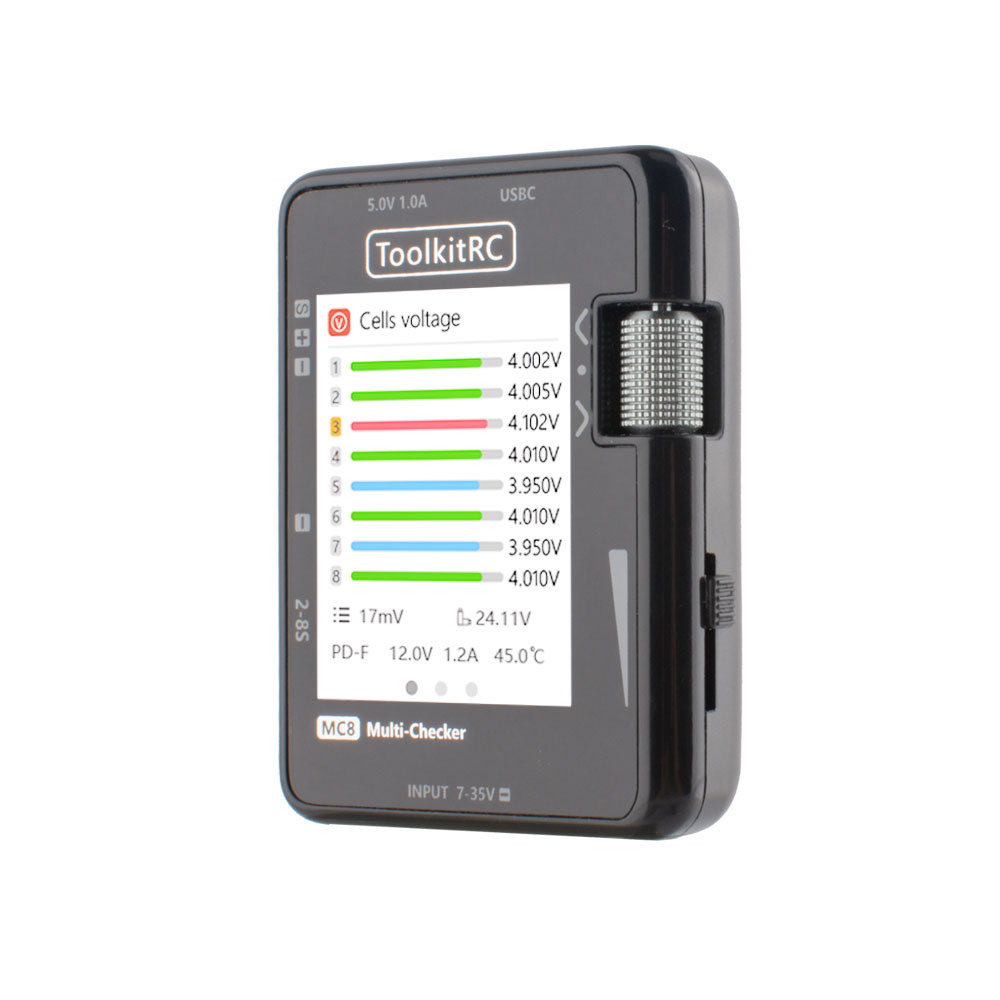 جهاز فحص البطاريات ToolkitRC M - مراجعة Pwm Charge Controller وسعره