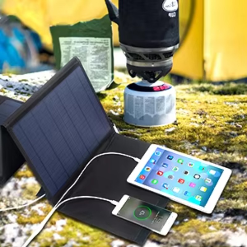 ألواح شمسية محمولة قابلة للطي  - مراجعة Solar Panel Monocrystalline وسعره