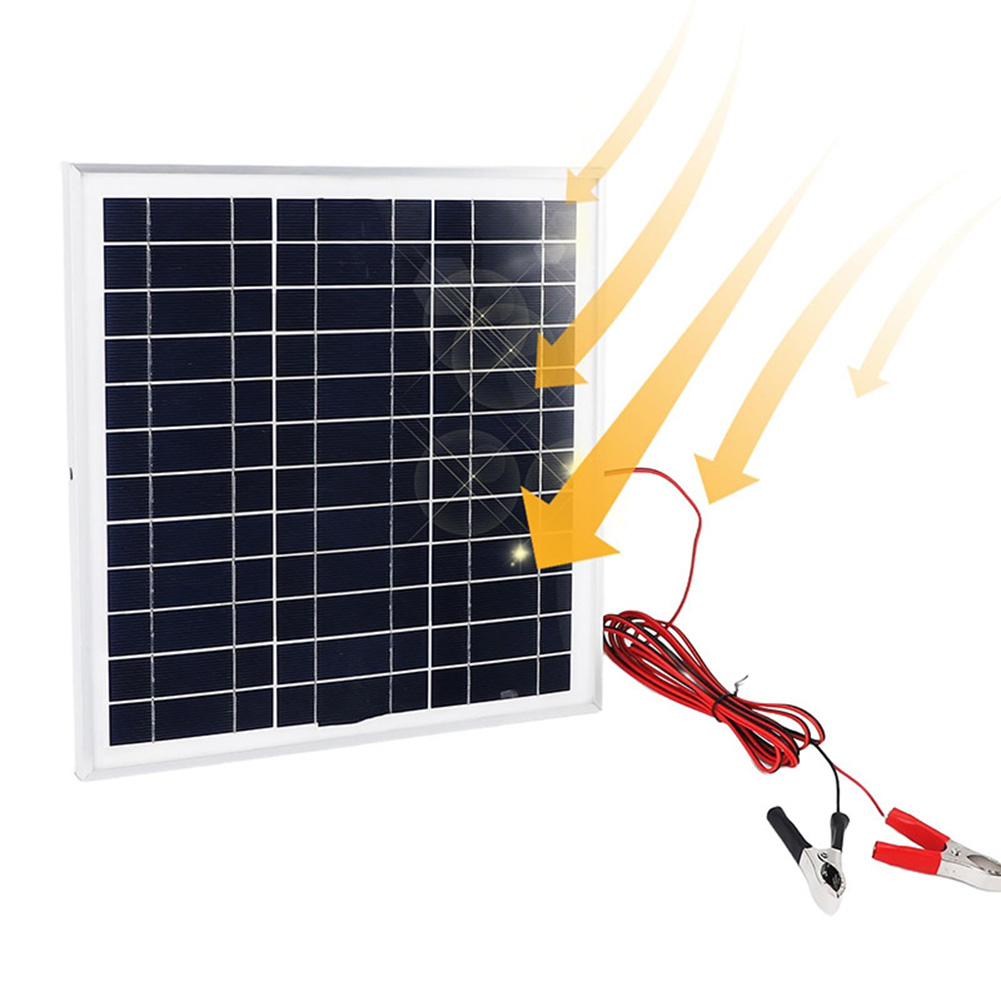 لوحة شمسية محمولة بقدرة 20 واط - مراجعة Solar Panel Monocrystalline وسعره