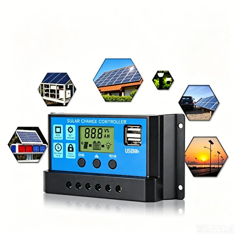 1 قطعة جهاز تحكم بالشحن الشمسي - مراجعة Pwm Charge Controller وسعره