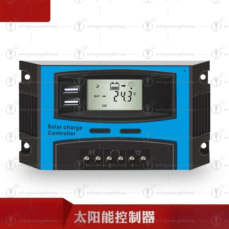 وحدة تحكم شحن شمسي ذكية بتقنية - مراجعة Pwm Charge Controller وسعره